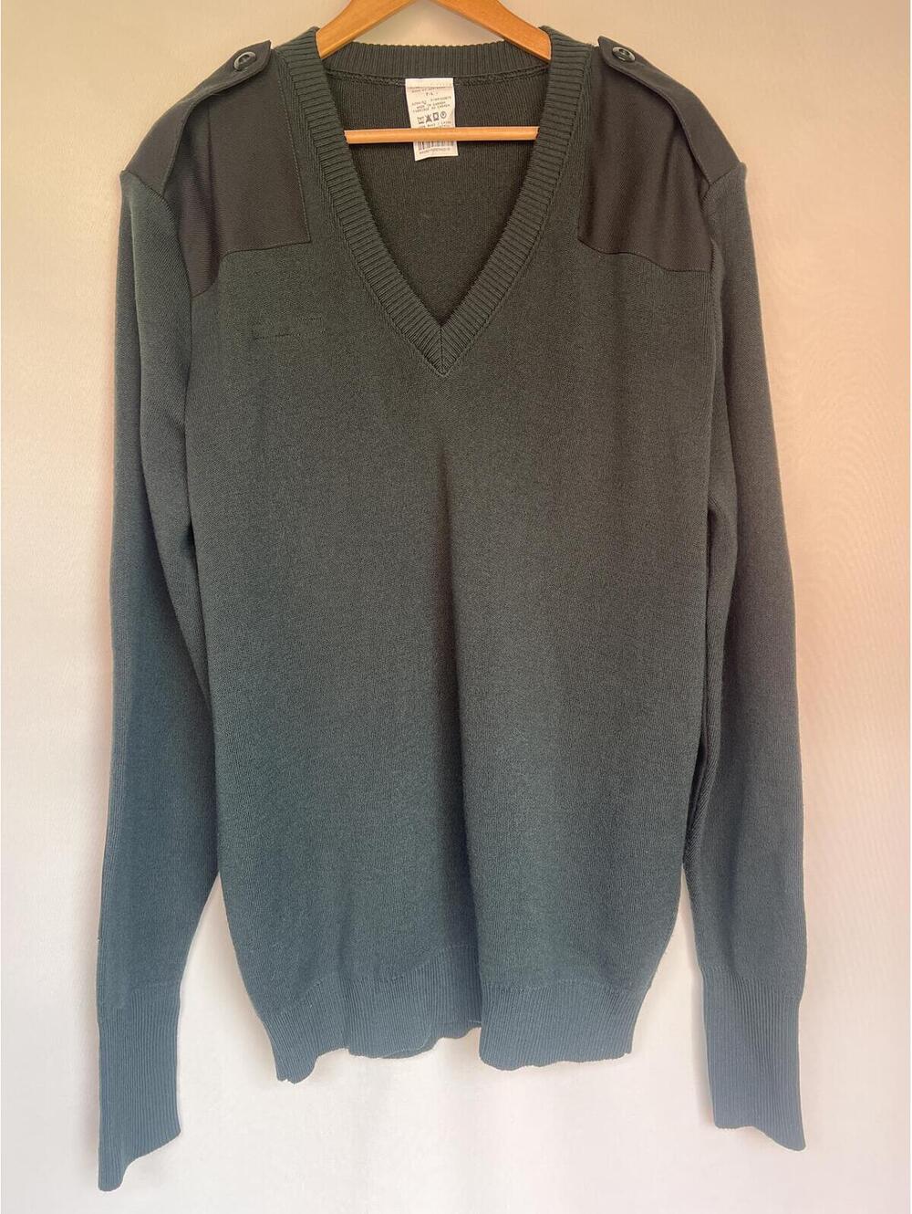 Logistik Unicorp Authentic Military Army Sweater Men's Large Tall 100% Wool